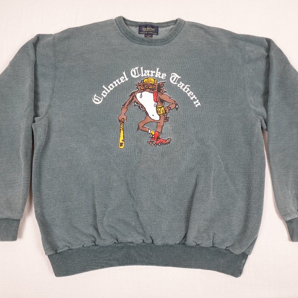 Vintage Colonel Clarke Tavern Shirt Adult XL Stokes Bay Ontario Sweatshirt
